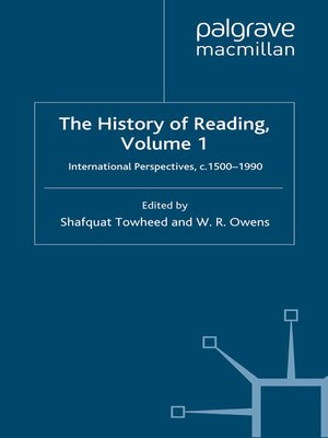 cover image of The History of Reading